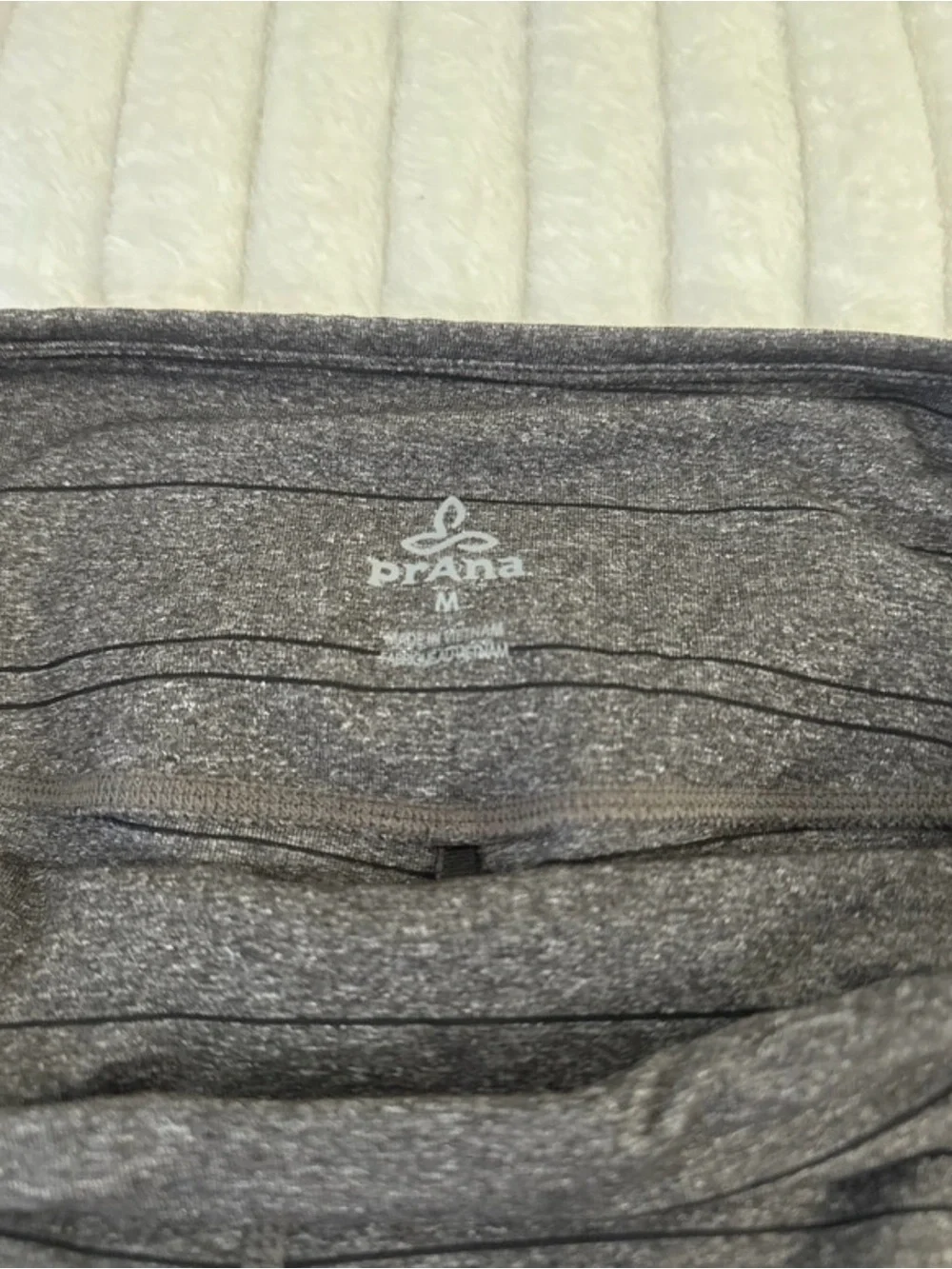 Prana Women's Gray Striped Leggings